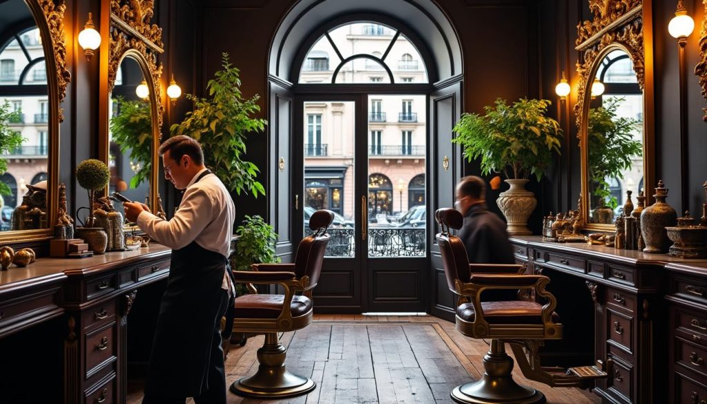 plongez dans l'ambiance unique de la barbière de paris située rue condorcet, où tradition et style se rencontrent pour une expérience de coiffure inoubliable.