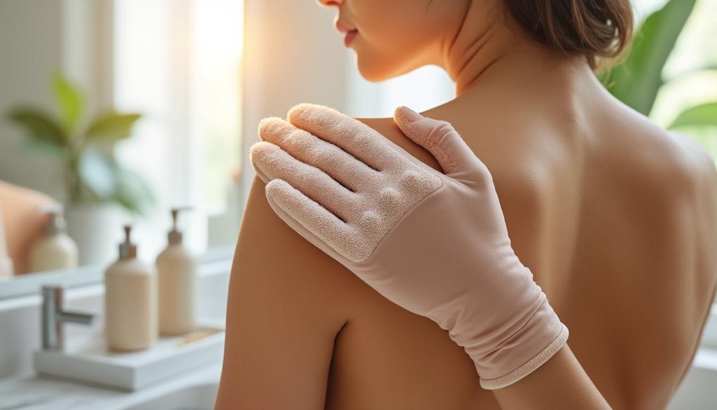 découvrez comment un gant exfoliant peut transformer votre routine beauté en éliminant les cellules mortes, stimulant la circulation et laissant votre peau douce et éclatante.