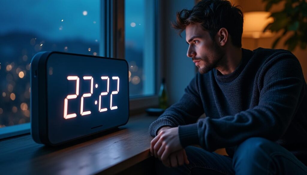 découvrez la signification de l'heure miroir 22h22 et ce que cette synchronicité peut révéler sur votre vie, vos émotions et vos messages de l'univers.