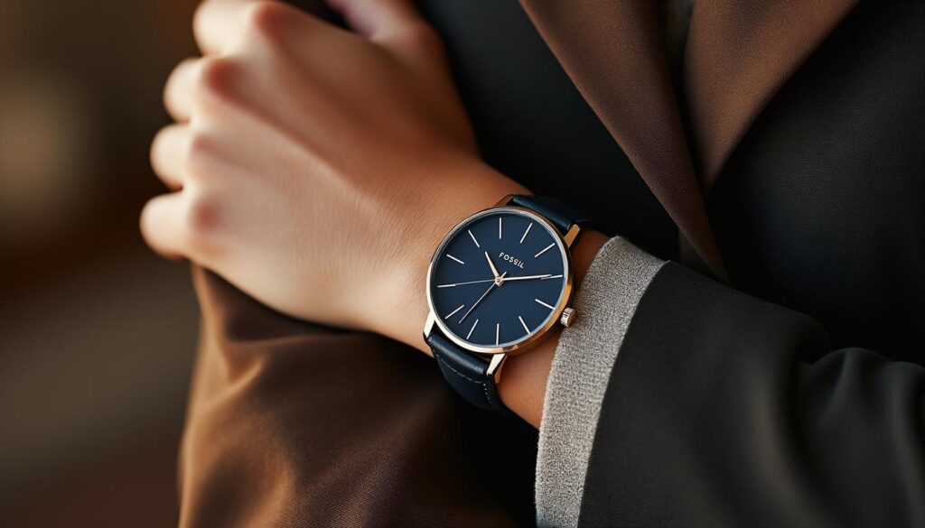 découvrez la montre fossil pour femme, symbole d'élégance intemporelle et de style raffiné, parfaite pour sublimer le poignet des passionnées de mode.