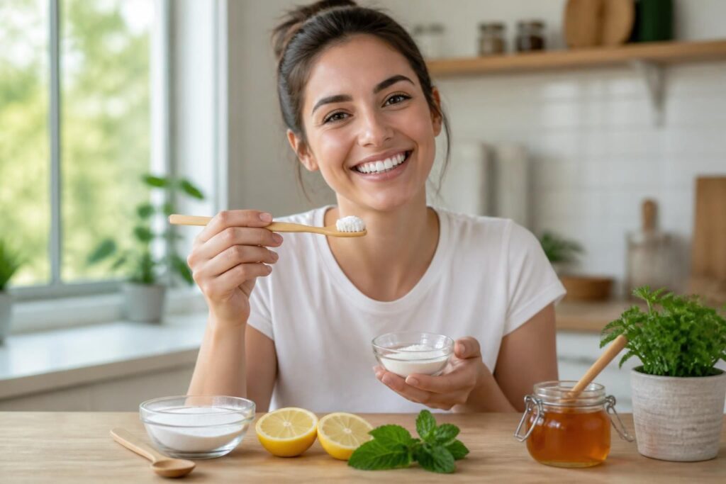 découvrez des méthodes naturelles et efficaces pour obtenir des dents blanches rapidement grâce à des recettes maison simples et sûres.