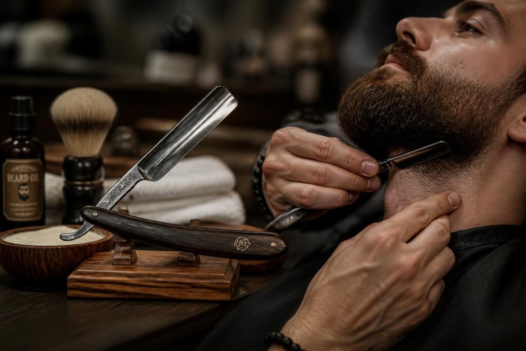 découvrez les techniques essentielles et les conseils d'entretien pour maîtriser l'utilisation du coupe-choux, le rasoir traditionnel idéal pour tailler votre barbe avec précision.