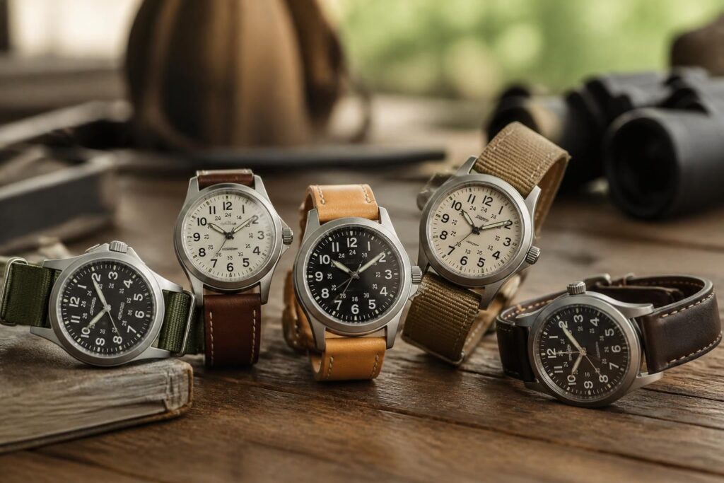 découvrez la montre hamilton khaki field : explorez ses modèles, lisez les avis des utilisateurs et découvrez ses caractéristiques clés pour choisir la montre idéale.