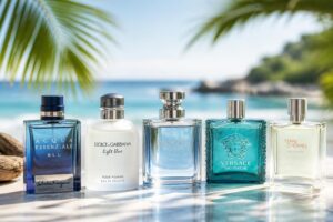 découvrez notre sélection de parfums d'été pour homme, alliant fraîcheur et tenue durable pour accompagner vos journées ensoleillées.
