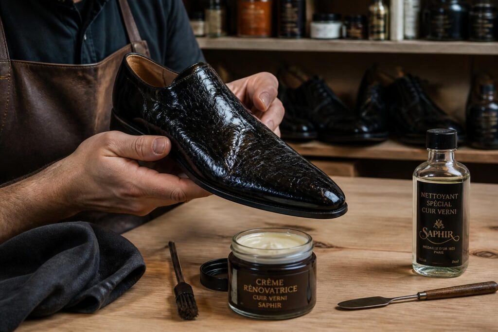 découvrez nos astuces efficaces pour réparer vos chaussures vernies craquelées et redonner éclat et souplesse à votre cuir préféré.