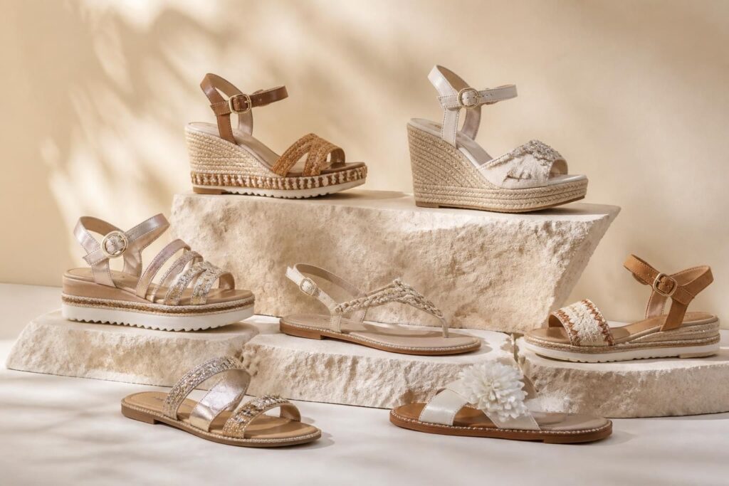 découvrez la collection alma en pena de sandales : modèles compensés, plates et tendances actuelles pour un style élégant et confortable cet été.