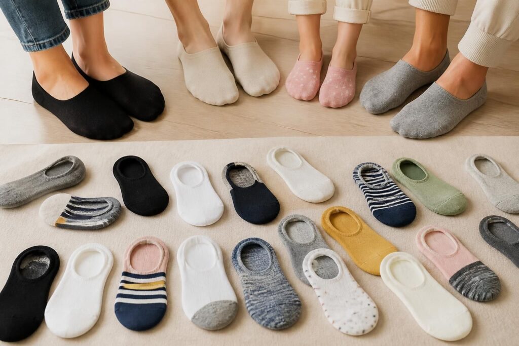découvrez les avantages des chaussettes sans talon et explorez une sélection de modèles confortables et adaptés à toute la famille.