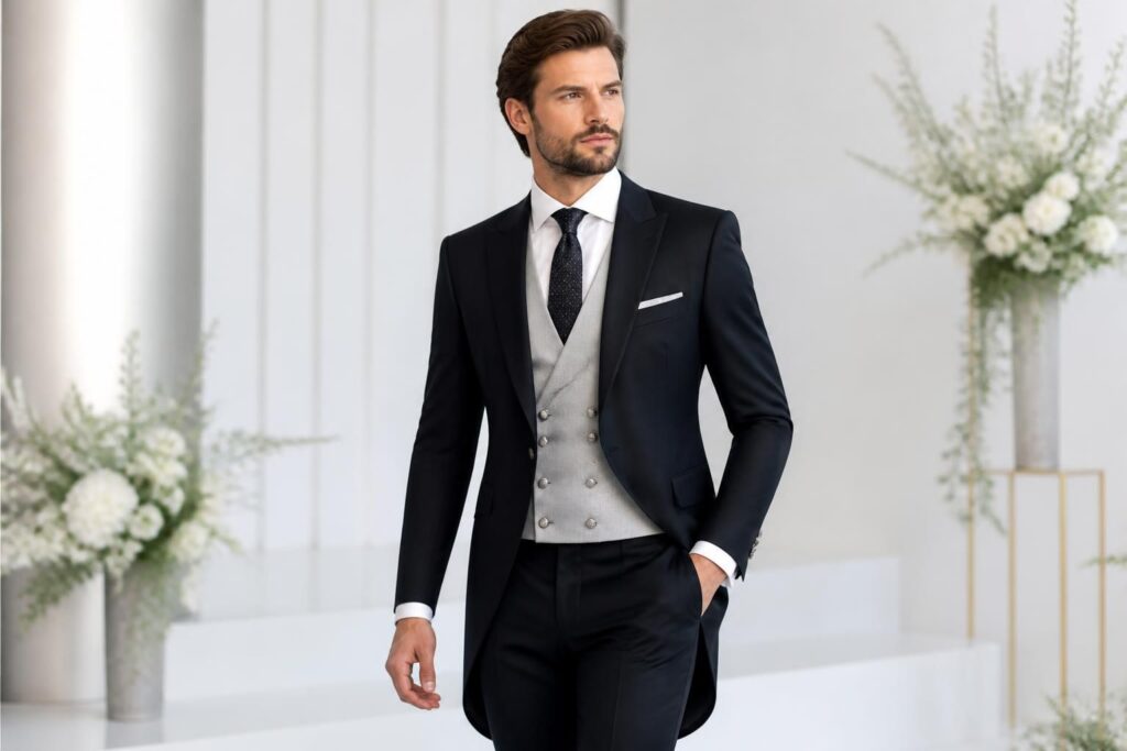 découvrez notre collection de costumes jaquette homme alliant élégance classique et touche moderne, idéale pour un mariage réussi et sophistiqué.