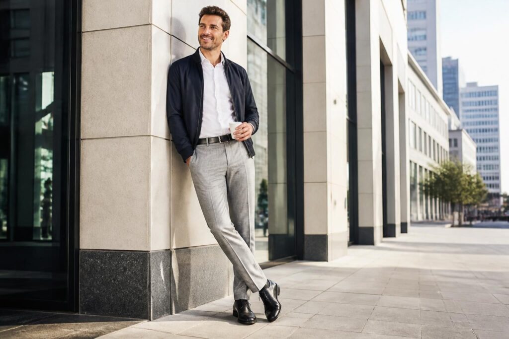 découvrez le pantalon meyer pour homme, alliant élégance et confort au quotidien. parfait pour un style chic et décontracté en toutes occasions.