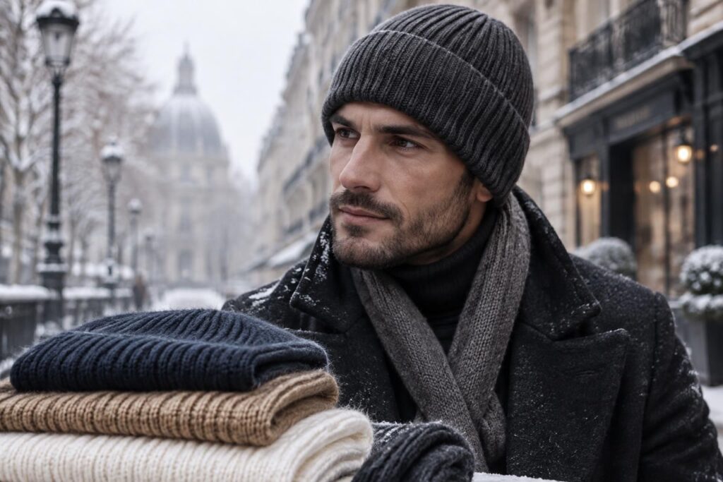 découvrez comment choisir un bonnet homme de luxe : matières nobles, finitions soignées et conseils pour rester élégant et bien au chaud tout l’hiver.